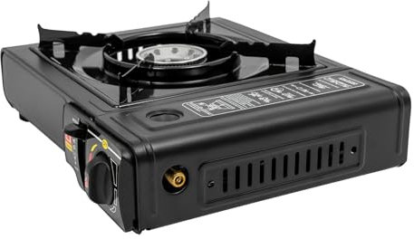 Camping Grill Set Gaskocher Campingkocher Kocher Tragbarer Kassettengrill Mit Grillrosten Grillpfannenklammern Outdoor Camping Tischgrill Kochgeschirr Gasgrill Gas-Kochfeld Herd Mit Koffer