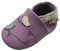 YALION Krabbelschuhe Baby Lederpuschen Baby Lauflernschuhe für Mädchen Junge（24/25 EU, Purple Bird）