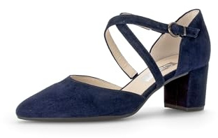 Gabor Damen Klassische Pumps, Frauen Absatzschuhe,Businessschuhe,büro,Office,elegant,high Heels,Heels,hochhackige Schuhe,Atlantik,40.5 EU / 7 UK