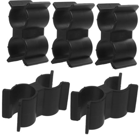 ETHZZLE 5 Stück Kunststoff Doppelrohrschellen 7/8-1 Für Boots Und Wohnmobilzubehör Sichere Verbindung Für Yachten Und Marineanwendungen