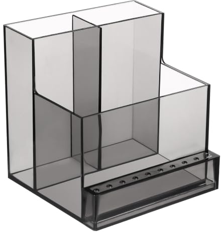 Healeved Nail Drill Bit Organizer Box Storage Display Stand for Nail Manicure Tools