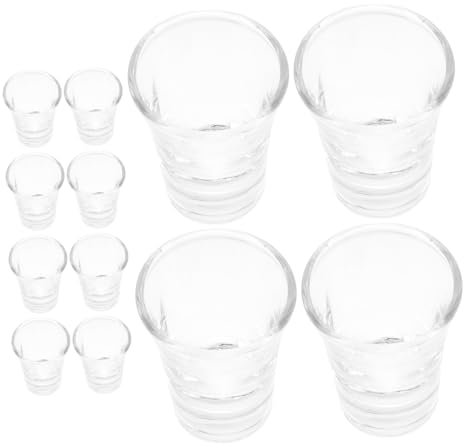 NAMOARLY 24pcs Glass Communion Cups Standard Trays Elegant Chalices for Church Services for First Communion and Baptism Decorations Easy to Clean Religious Supplies