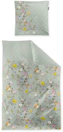 Irisette Mako-Satin Bettwäsche Tokio 8599 grün