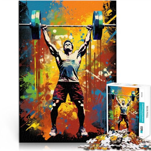 1000-Teile-Puzzle für Teenager lustige Spiele für die ganze Familie Krafttraining Geeignet für die Schreibtischdekoration38x26cm