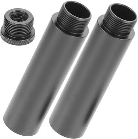 DEARMAMY Mikrofonarm Verlängerungsstange aus Aluminiumlegierung Stabile Adapter Leichtes mit Verlängerungen und Adapter Einfache Montage für Mikrofonständer und Schreibtischarm Langlebig