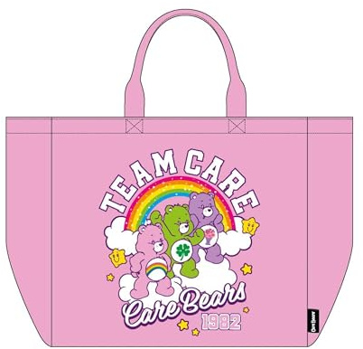 XL Care Bears wiederverwendbare Einkaufstasche für den täglichen Einkauf und Supermarkt – XL Care Bears große Einkaufstasche für den täglichen Gebrauch und Organisation