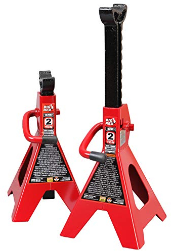 Torin BIG RED Tacos de apoyo de vehículo, 3T, para Coche, SUV, Camión