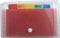 EXACOMPTA Trieur pocket PP 6 Comp. 11x18 CRYSTAL