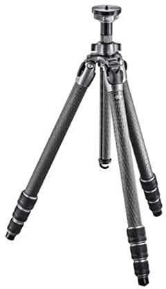 Gitzo GT3542L Serie 3 Treppiede, Mountaineer, 4 Sezioni in Carbonio Long, Grigio/Nero