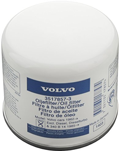 Volvo Original Ölfilter, Ref.-Nr.: 3517857, passend für Volvo 120 130 220, 140, 164, 200, 700, 850, 900, C70 (-2005), P1800, PV P210, S40 (-2004) V40, S70 V70 (-2000), S90 V90