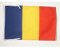 AZ FLAG - Drapeau Roumanie - 45x30 cm - Pavillon Roumain 100% Polyester Avec Deux Cordelettes - 20g