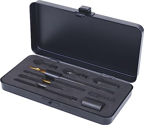 KS Tools 152.1610 Universal Glühkerzen-Ausbohrsatz M10 x 1,25