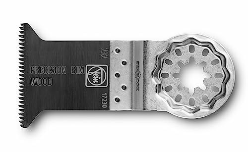 FEIN E-Cut precisión P HCS, Set 1 hoja de sierra, Ancho 65 mm, Longitud 50 mm, Alojamiento Starlock Plus, Dentado Japan de doble hilera