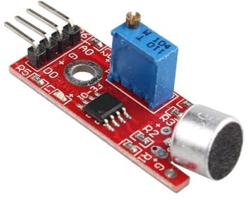 HALJIA High Sensitivity Microphone Sound Voice Detection Sensor Module Compatible with Arduino Raspberry Pi AVR PIC