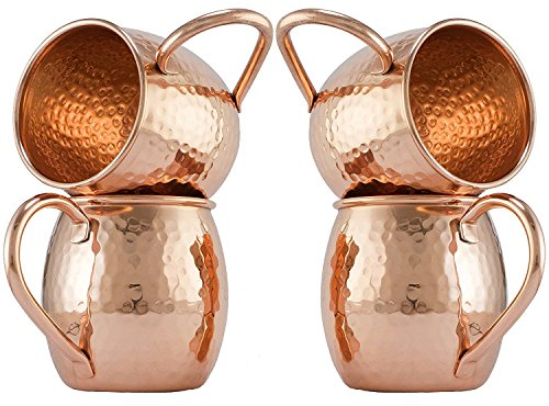 Zap Impex Tasses en cuivre pur Moscow Mule