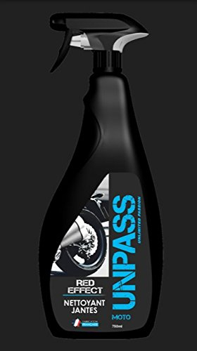 Unpass Nettoyant Jantes Moto, Pulvérisateur 750 ML