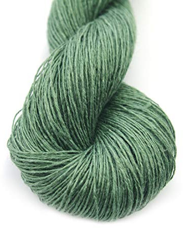 Lotus Yarns Fil à tricoter 100 % lin naturel en dentelle à la main 50 g/Hank pour l'été de la mode vêtements vêtements de bébé doux et cool (21)