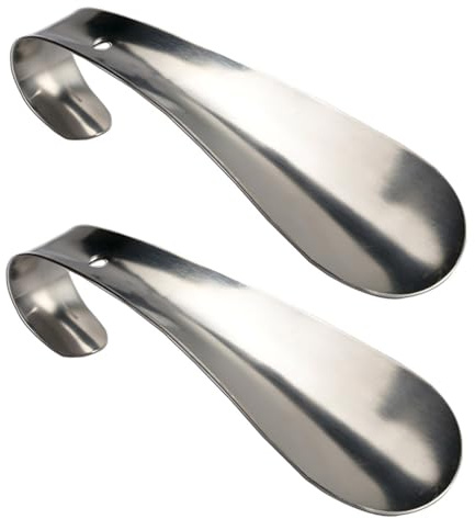 Shoe Horn Seniors Men Women - Small Handle Shoehorn Metal Handled Helper