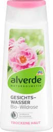 alverde NATURKOSMETIK Gesichtswasser Bio-Wildrose, 1 x 200 ml