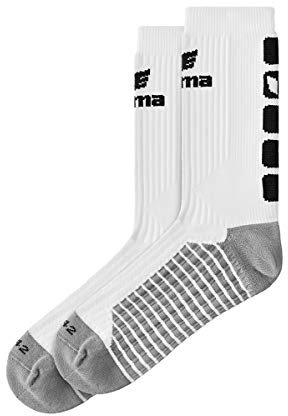 ERIMA Erwachsene Socken CLASSIC 5-C, weiß/schwarz, 35-38, 2181912
