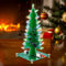 MiOYOOW RGB LED Flashing Christmas Tree DIY Kits Electronics Soldering Colorful 3D Xmas Tree DIY Module Funny Kits 1.6mm PCB Board for Soldering Practice Learning