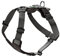 HUNTER Hundegeschirr AALBORG MIXED, Farbe: schwarz/grau, Rindsleder/Nylon, 5-fach verstellbar, leicht, mit Kunststoffschnallen, Made in Germany, Größe: XS-S