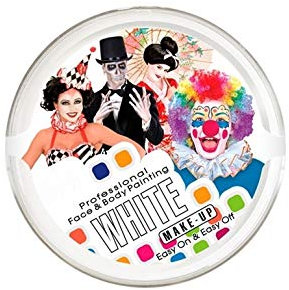 Lot de 6 - Pot Galet de Maquillage Fard Blanc 25gr