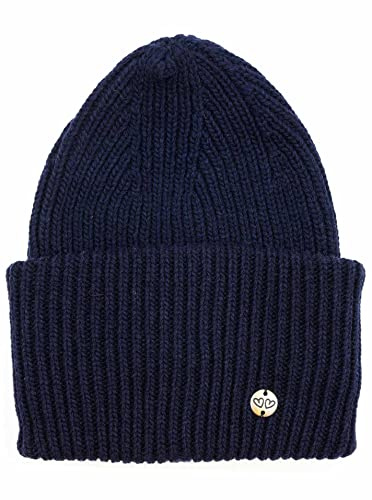 Zwillingsherz Slouch-Beanie-Mütze - Hochwertige Strickmütze für Damen Mädchen Jungen - Hat - Unisex - One Size - warm und weich im Sommer Herbst und Winter - nachhaltig Grobstrick