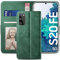 YATWIN Cover Samsung Galaxy S20 FE 5G, Cover a Libro Samsung S20 FE, Flip Custodia Portafoglio in Pelle Premium Slot, Supporto Stand e Chiusura Magnetica Cover per Samsung Galaxy S20 FE - Verde Pino