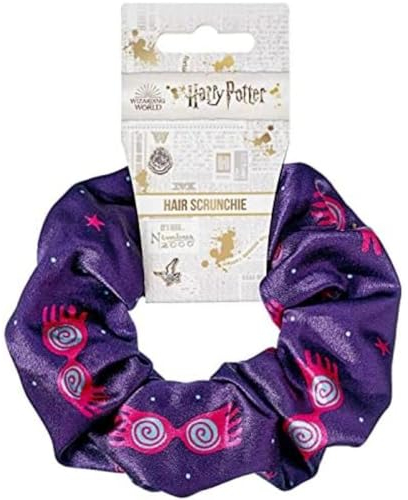 carat shop The Harry Potter Luna Lovegood Navy & Pink Hair Scrunchie by