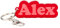 Wanapix | Llavero Personalizado con Nombre | Un Toque Único a tus Llaves | Metacrilato Rojo | Hasta 12 Caracteres para tu Nombre, Texto o Palabra | Perfecto para Llevar en tu Mochila o Bolso