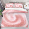 Blending Rose Gold Glitter on Swirling Duvet Covers Set Double Size, Soft Tencel Quilt Bedding with Zipper Closure Easy Care, 3 Pieces (1 Duvet Cover + 2 Pillowcases)