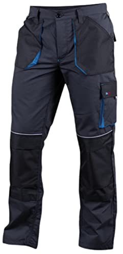 KEILOR Arbeitshose | Perfekt Hose mit Kniepolstertaschen für den Bodenbelagshandel von Arbeit Mechanikern | Arbeitshose für Herren | Fracht-Schwerlastarbeit | Langlebig Arbeitskleidung (Blau, 44)…