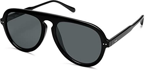 SOJOS Retro Piloten Sonnenbrille Damen Herren Vintage Kunststoff Mode UV400 Schutz Sonnenbrillen SJ2255