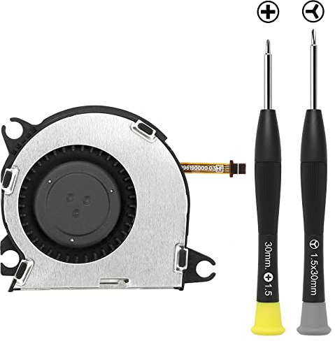EEEKit Internal Cooling Fan for Nintendo Switch, Replacement CPU Cooler Fan for NS HAC-001 2017 Console with Screwdrivers