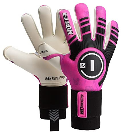 N1 Goalkeeper gloves Scorpius SSG Pro Torwarthandschuhe für Erwachsene, aus Deutschem Latex, ultraleicht, eng anliegend, rutschfest mit Negativschnitt, hohe Dämpfung