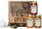 O'Donnell Moonshine Likör Geschenkset Made in Berlin – 3x Premium Likör Toffee, Kirsche & Haselnusslikör (350ml) + 2x Mason Jar Whiskey Gläser + Ausgießer (Geschenk für Männer) in Geschenkbox