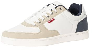 Levi's Reece, Sneakers Hombre, Regular White Blue, 41 EU