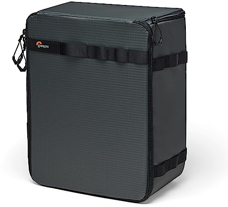 Lowepro GearUp PRO Camera Box XXL II, Kamerabox, Hartschalen-Case für Spiegellose und Spiegelreflexkameras, Tasche mit Verstellbaren Trennwänden für einen Kamerarucksack, Kameratasche