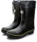 Jesindr Stivali Gomma Uomo, Pioggia Antiscivolo Adulto Antinfortunistica Stivali, Leggere Comodeda Esterno Scarpe da Giardino, Nero Giallo, 43 EU