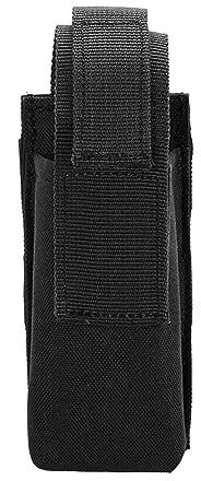 MiOYOOW Tactical Scissor Bag, Molle Flashlights, Belt Bag, Portable Medical Scissors Bag for Scissors, Mini Torches, Folding Knife (5.1 x 2.4 Inches)