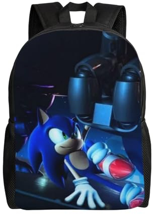 AeRko Niedlicher Cartoon-Anime-Rucksack für die Schule, 3D-Druck, 43,2 cm, große Kapazität, verstellbare Tasche für Teenager, Jungen, Mädchen, C, EinheitsgröÃŸe