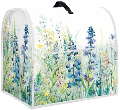 TOADDMOS Floral Painting Stand Mixer Cover Dust Cover Kitchen Aid Mixer Cover Compatible with 4.5-5 Quarts
