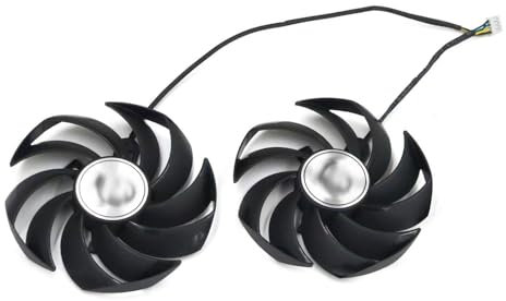 RAKSTORE PLD09210B12HH Ventilateur de refroidissement pour carte graphique compatible avec MSI RX 6900 XT RX 6950 XT Gaming X Trio Cooler Fan (A)