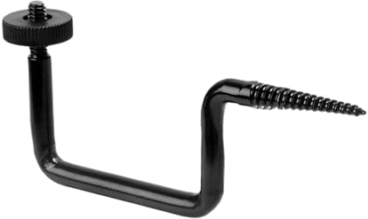 Wildkamera Baumhalterung, Schwarz, 1/4 Zoll X 20, Rostfrei, Schnellmontage