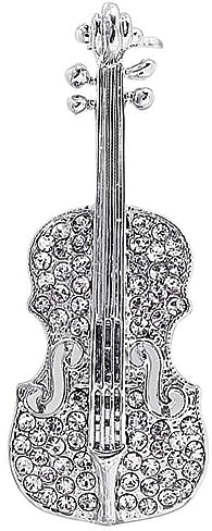 Violon Broche Épingle En De Violon D'instrument De Musique Épingles À Revers Bijoux De Badge Pour À Dos Décor Du Chapeau