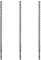SALI 3PCS SDS Plus Rotary Hammer Drill Bit Concrete Drill Bit Kit Double Thread Tungsten Carbide Tip Suitable for Brick, Cement Walls, Stone, 16mm x 450mm Hammer Drill Bits