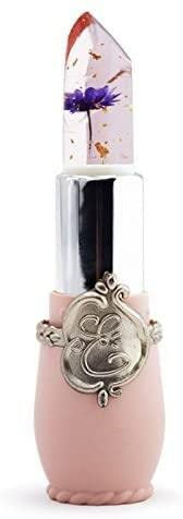 PULABO Beauty Bright Flower Crystal Jelly Lipstick Magische Temperaturänderung Farbe Lippenbalsam Make-up Lila langlebig