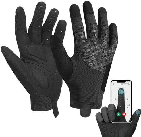 Kuxiptin Mountain Gloves Gloves | Full Finger Cycling Gloves Breathable Biking Gloves - Thumb Cloth Design Skinfriendly Riding Biking Gloves Motorcycles Gloves