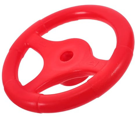 JOINPAYA Steering Wheel Toys Simulated Portable Driving Controller Car Toys Pretend Driving Seat Toys Outdoor Playhouse Toys Plastic Wheel Replacement